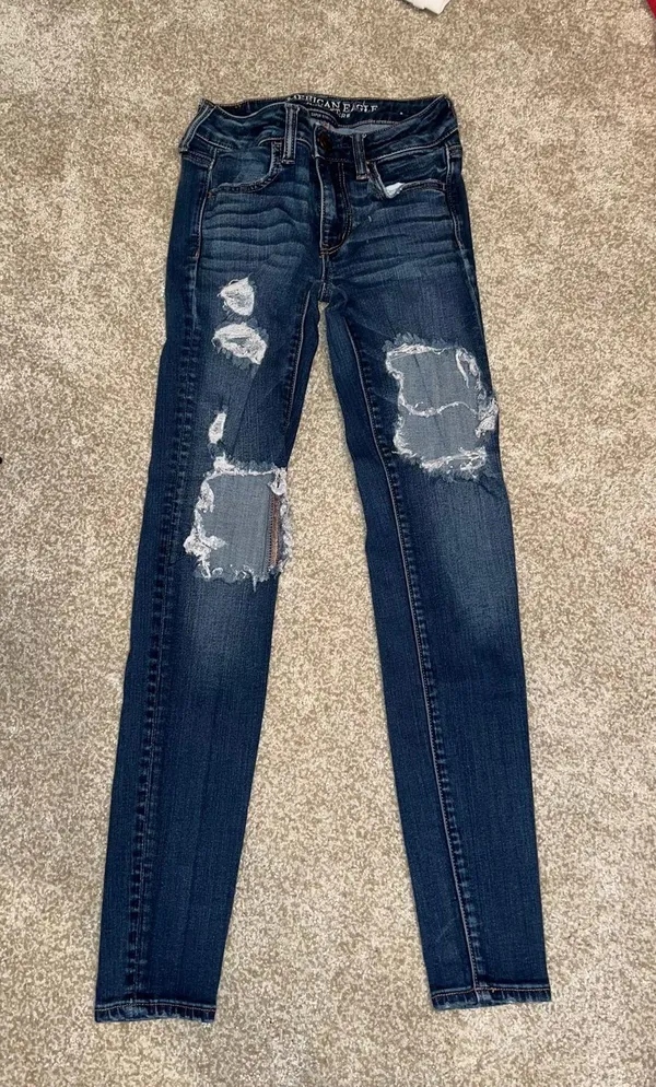 American Eagle Outfitters Ripped Jean - Image 2