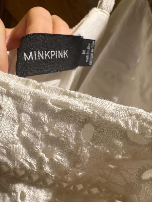 MINKPINK Romper White - Image 4