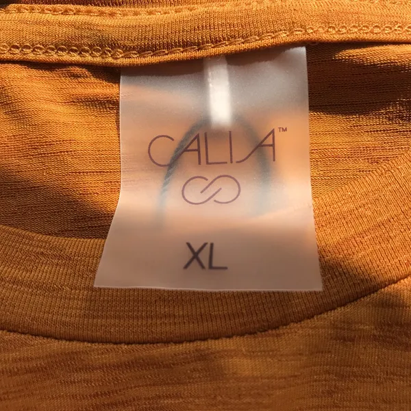 Calia by Carrie Women's Tissue Texture Long Sleeve in Golden Warmth size XL NWT - Image 4