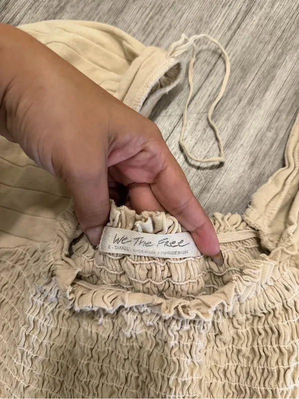 We The Free Suki Smocked Crop Top - Image 3