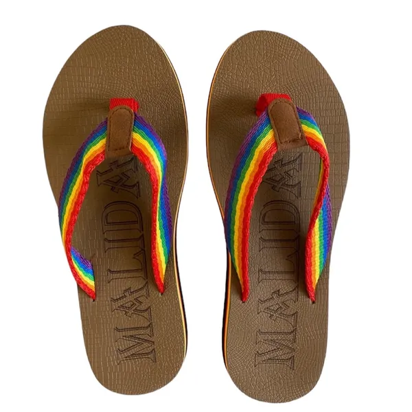 Malida Rainbow Colors Sandals‎ Size 8.5 - Image 3