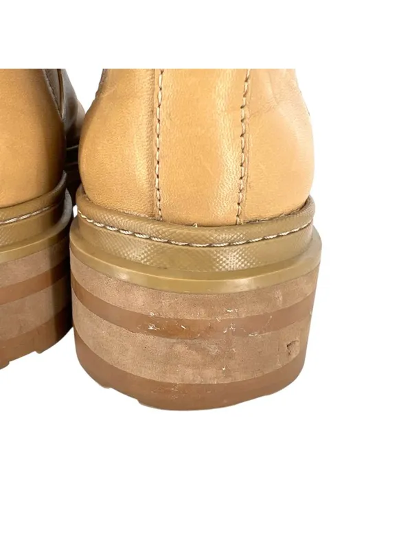 Madewell Mariam Chelsea Boot Tan Leather Womens Size 10.5 Gorpcore Utility - Image 8