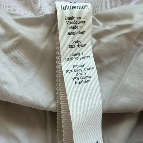 Lululemon Pack It Down Vest Chrome Grey Size 6 Goose Down Puffer Winter Ski - Image 6