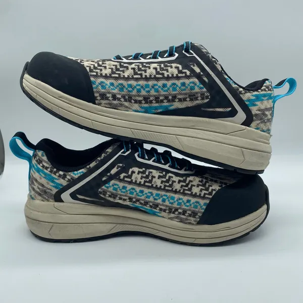 Ariat Outpace Composite Steel Toe Safety Workwear Shoe Aztec Blue Black Women 7 - Image 5