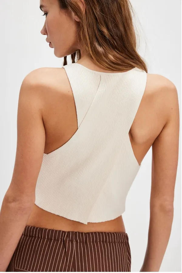 Free People Crop Top Vest - Image 2