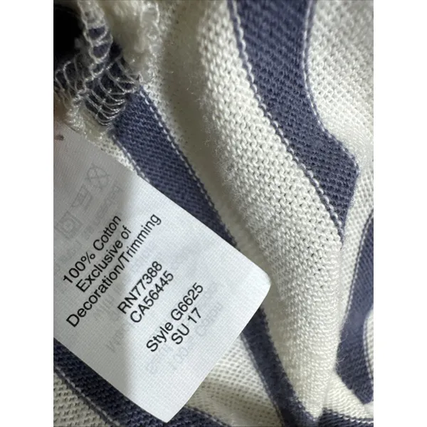 NWT Madewell Blue White Striped‎ Pocket Tank Top Women Sz M OLDSTOCK - Image 6
