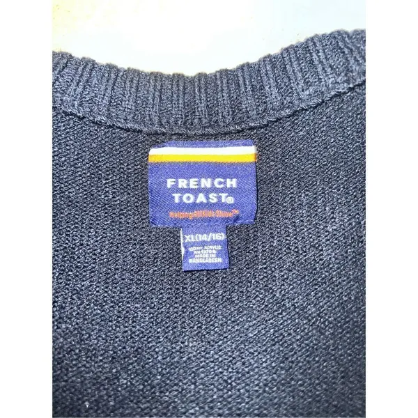 Women’s Navy Blue Knit Sweater Vest XS - Image 7
