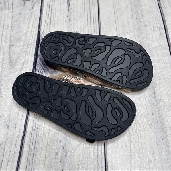 Aerosoles Olivia Snakeskin Platform Sandals Women’s Size‎ 6 Fur Lined - Image 7