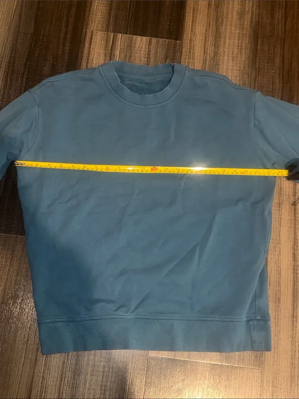 Lululemon Teal/Blue Long-Sleeve Crewneck Sweater - Image 9