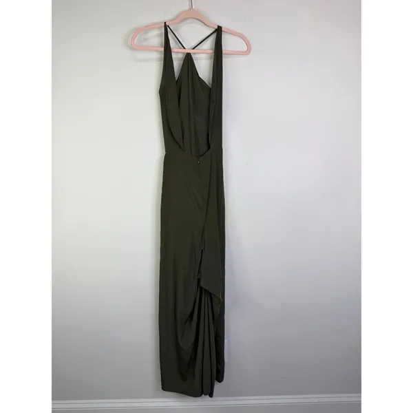 Assali Paola Grand Dress in Army Green Size XS - Image 6