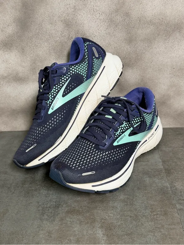 Brooks Ghost 14 Women's Navy Blue Running Shoes 1203561B446 Size 8B - Image 14