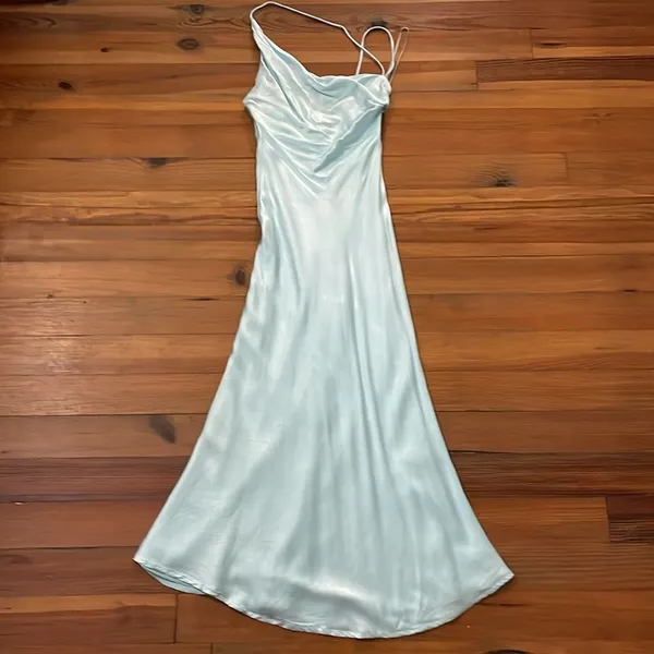 Bardot Astrid Mint Midi Slip Dress Womens Size 4 Sleeveless Revolve - Image 5