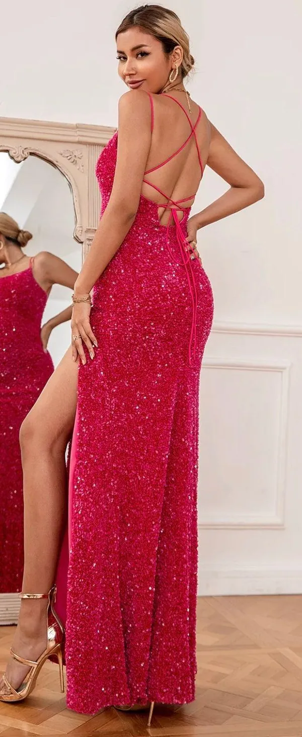 Prom Dresss Size 4 - Image 2