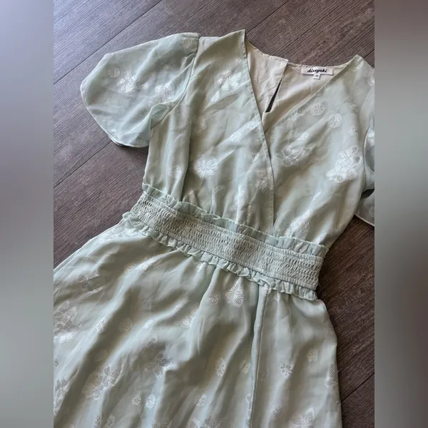 SISSYAKI Elegant Green Maxi Dress - Image 9