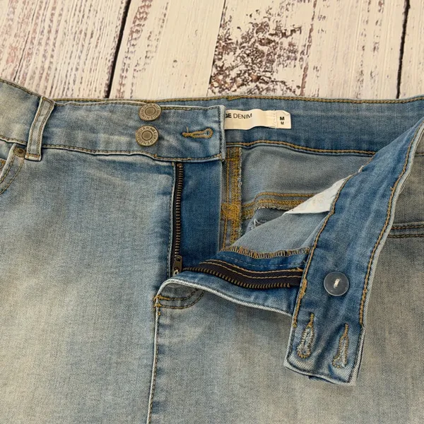 Garage Denim Skirt Mini Blue Jean Women’s M Indie Hottie Y2K 90s Style - Image 3