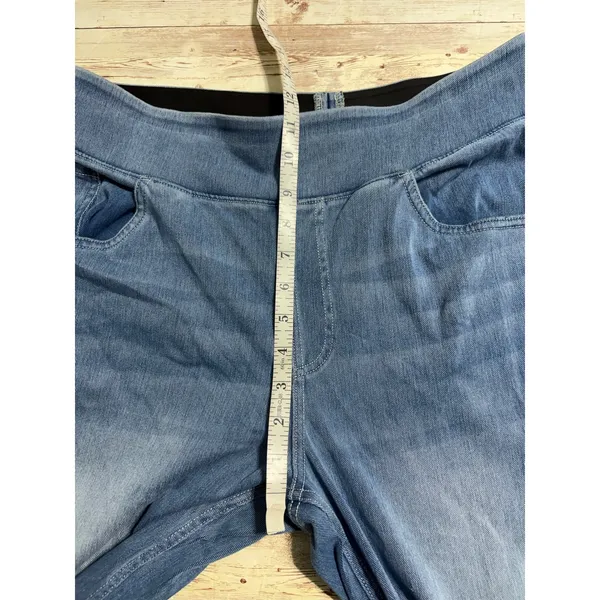 Halara Flex High Waisted Wide Leg Jeans Size XL Blue Stretch Denim - Image 6