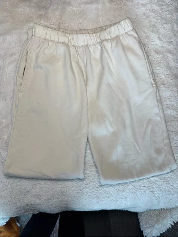 John Galt x Brandy Melville Cream Sweatpants 🤍 - Image 3