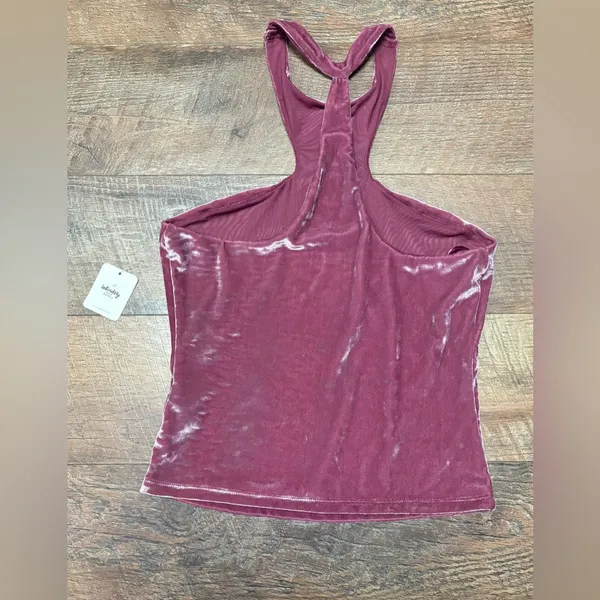 NWT Free People Intimately Lover Velour Top Size Small - Image 6