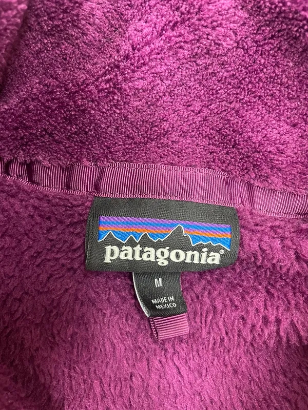 Patagonia Purple Polartec Fleece Re-Tool Snap-T Pullover Jacket Size Medium - Image 8