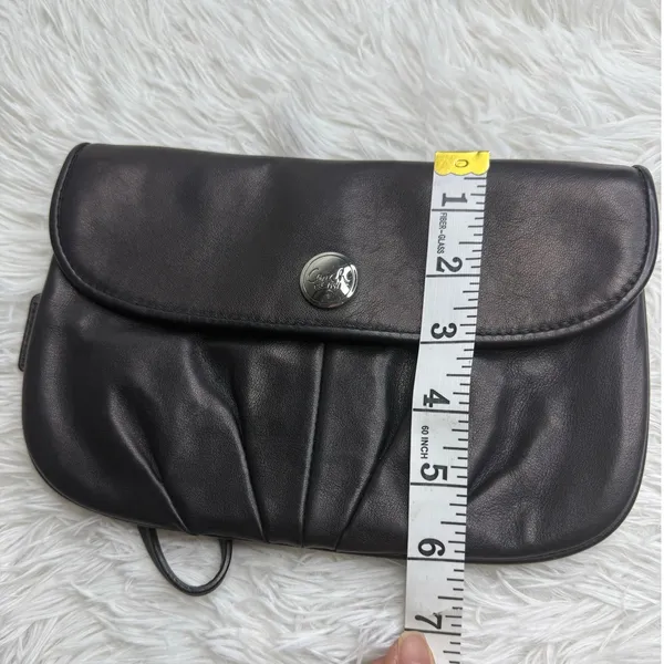 COACH Ashley Black Large Wristlet - Image 11