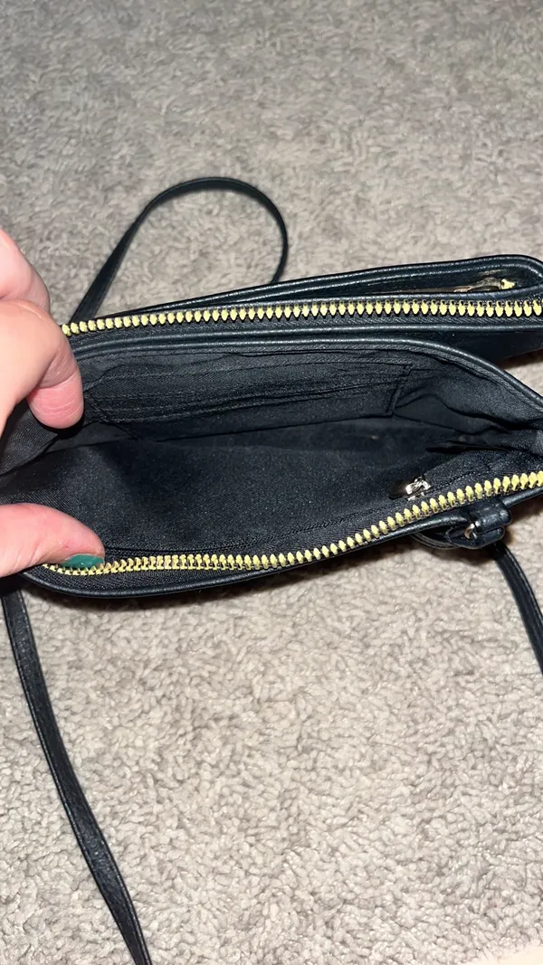 Basic Black Crossbody Bag - Image 6