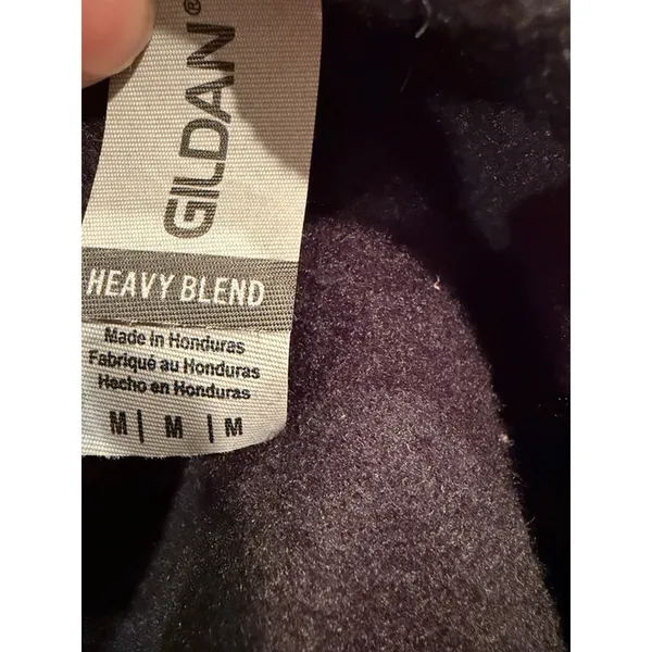 Gildan Heavy Blend Black Retro Cat Celestial Karma Graphic Sweatshirt Medium - Image 6