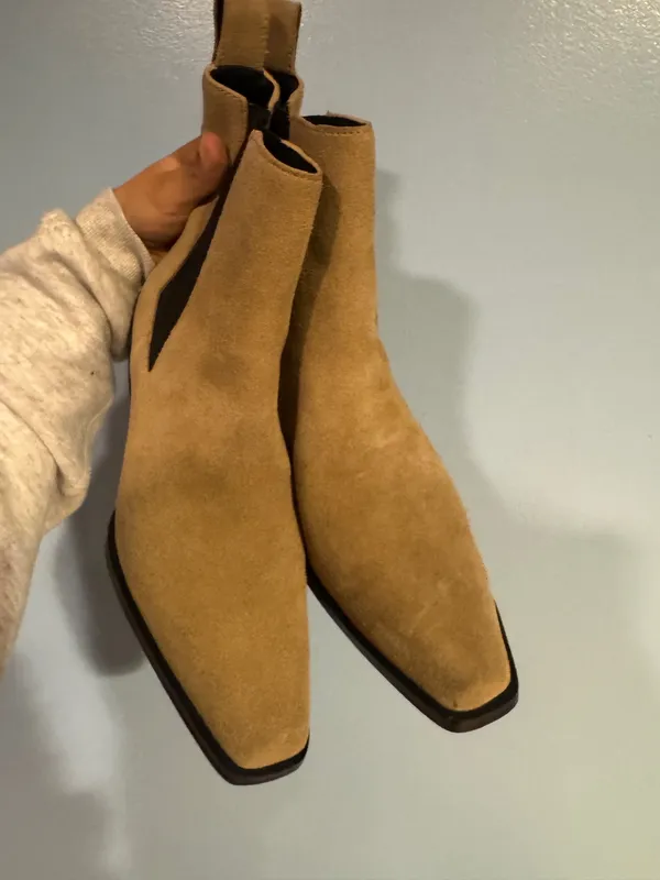 Rag & Bone Joni Suede Chelsea Boot 36.5 - Image 4