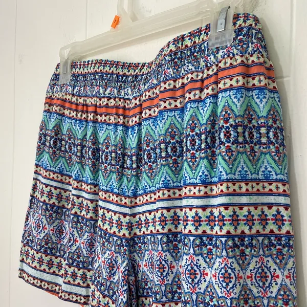 Maurices Elastic Waist Printed Pull On Soft Shorts Geometric Boho ~ Size M - Image 11