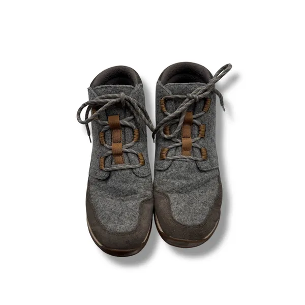 Chaco Borealis Ledge Waterproof Boots Women's 10‎ Gray Wool Suede Winter - Image 2