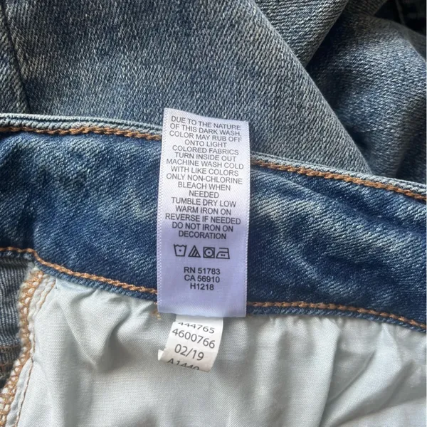 Maurices Distressed Light Wash Skinny Jean Size 18W - Image 5
