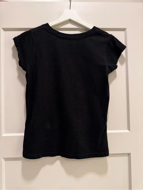 Y2K Bling Kitty Barcelona V-Neck Cap Sleeve Top - Image 5