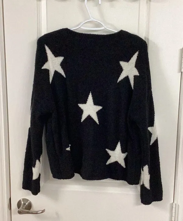 Francesca's Blue Rain Sweater - Image 3