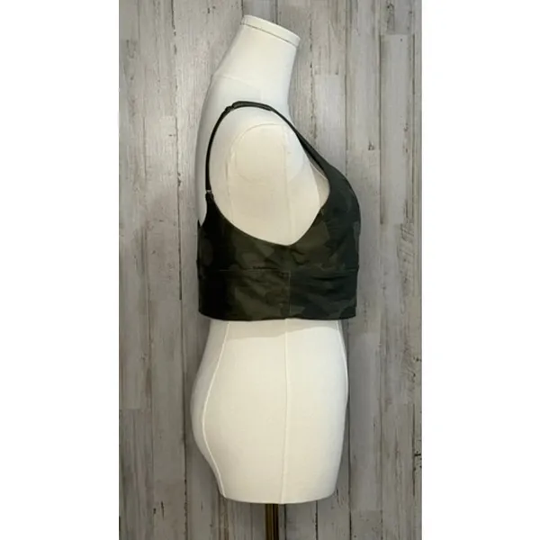 Prana Women's Sage Camo Sports Bra‎ Medium Yoga Activewear - Image 2