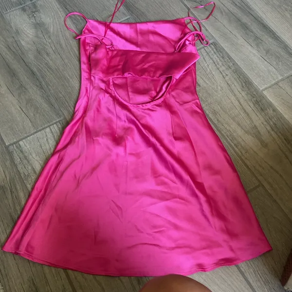 Cotton candy pink dress - Image 2