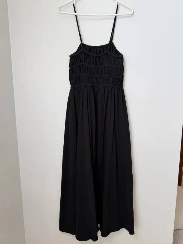 American Eagle Sunchaser Knit Smocked Bodice Midi Dress Size Medium - Image 5
