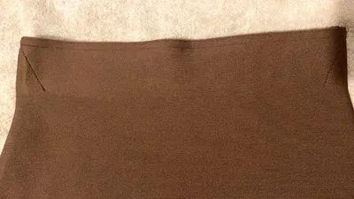 Brown Pencil Skirt - Image 5