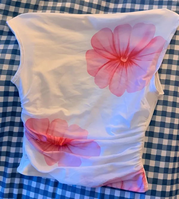 Flower Off the shoulder top White Size XS - Image 4