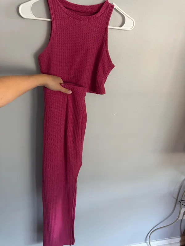 2 piece skirt set Pink - Image 4