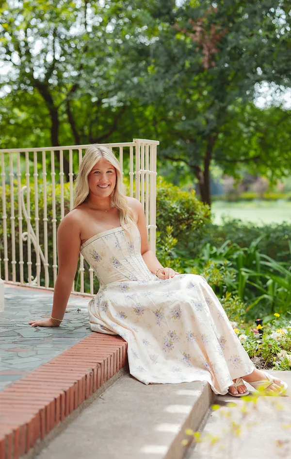 House of CB Dress Maxi Floral - Image 3