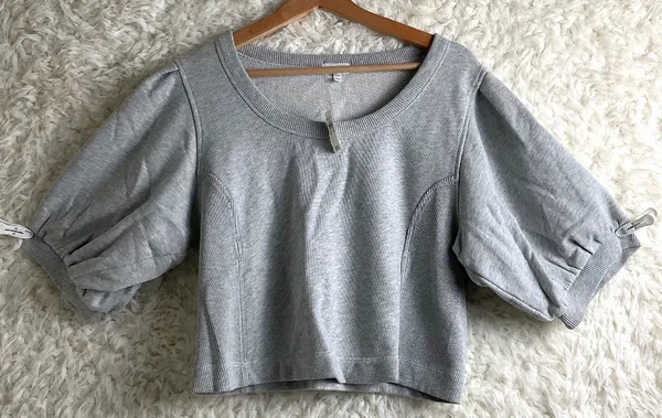 Aerie Women'S Soft Gray Sweatshirt~Size Large! - Image 6