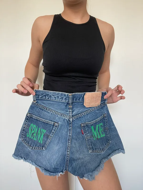 Levi's 501 XX Spank Me Denim Jean Shorts - Image 2