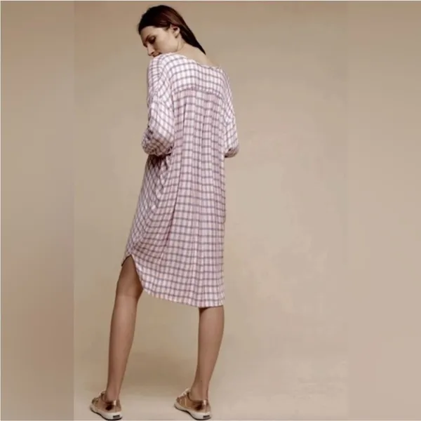 Anthropologie Saturday Sunday Plaid Tunic Size Large - Image 4