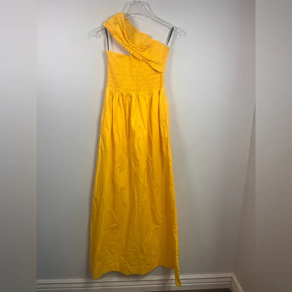 SWF One Shoulder‎ Shirred Maxi Dress size large NWT - Image 3