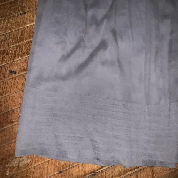 J Crew silk gray strapless semi formal layered mini dress - Image 3