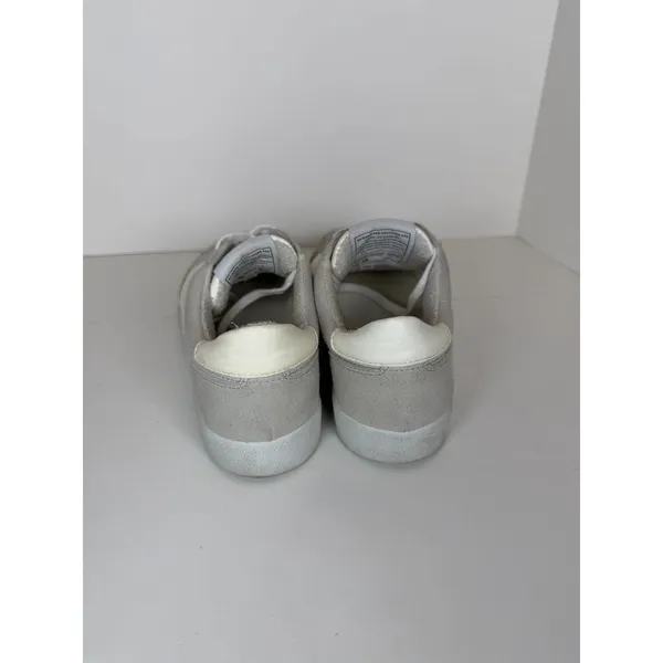 RE/DONE 90s Skate Sneakers Womens 38 Grey White Suede Leather Low Top - Image 6