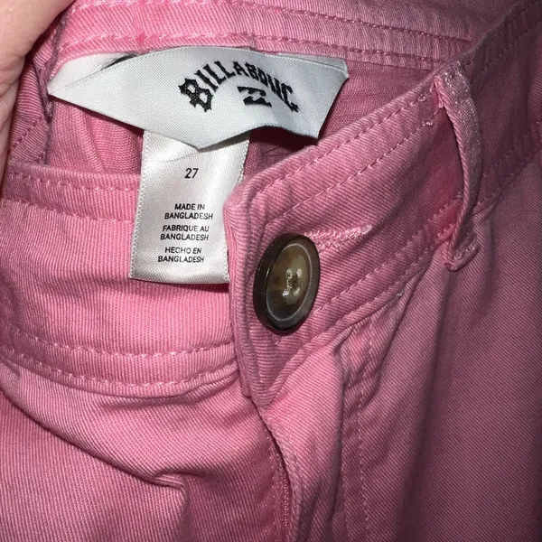 Billabong Pink Wide Leg‎ Pants - Image 3