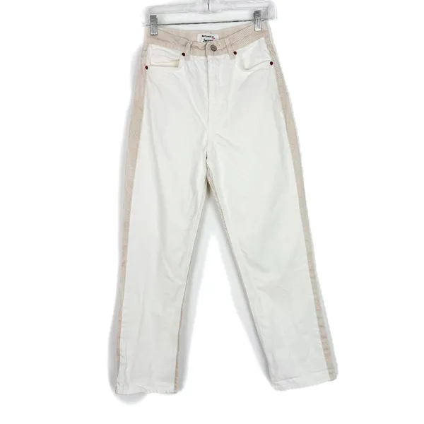 Reformation Sandy Tonal Reworked High Rise Relaxed Straight Jeans Size 25 GUC - Image 2