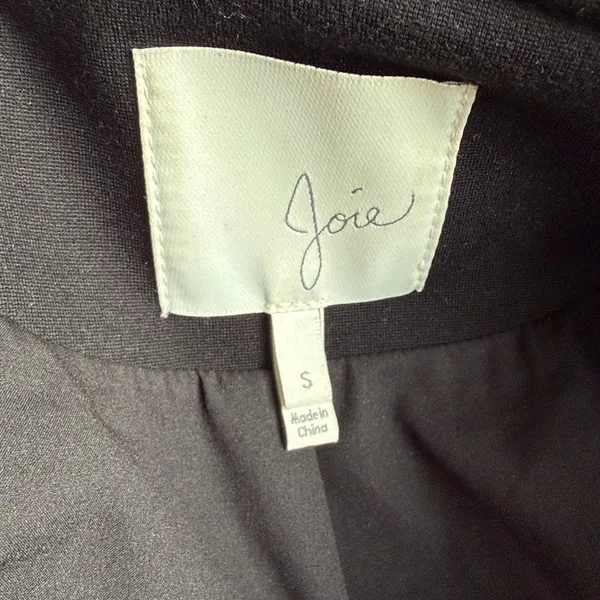 Joie Black Moto Jacket Size Small - Image 6