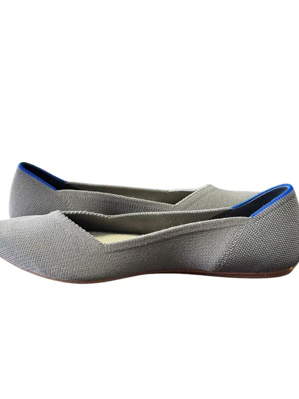 Rothy's The Point‎ Flat Gray Knit Pointed Toe Flats Size 8.5 - Image 8