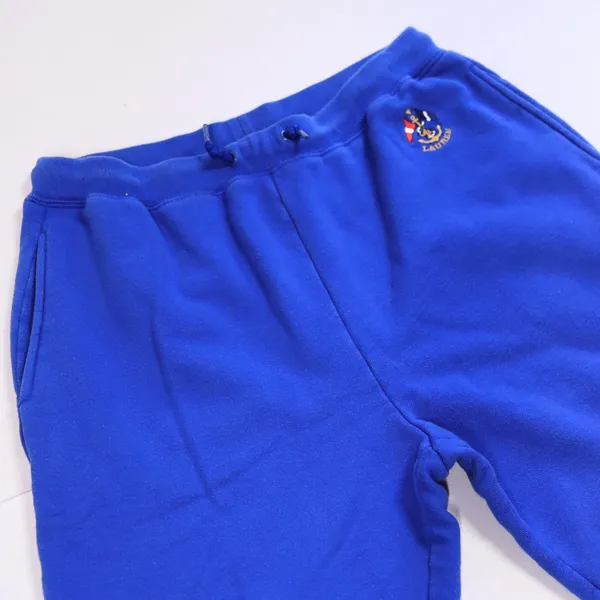 Lauren Ralph Lauren Joggers Womens Petite Small Blue Cotton Nautical Crest Pants - Image 2